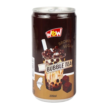 شاي الفقاعات واو بالسكر البني - 235 مل