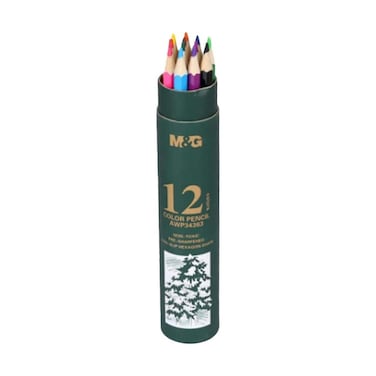 M&amp;G Color Pencils - 12 Colors - AWP34363