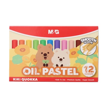 ألوان زيت باستيل ام اند جي - 12 لون - AGM900N8