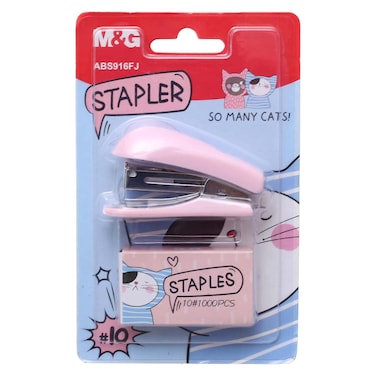 M&amp;G So Many Cats Mini Stapler - ABS916FJ