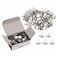 M&amp;G Metal Push Pins - 100 Pieces - ABS92603