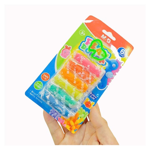 M&amp;G Play Dough Set - 6 Colors - AKE040E5