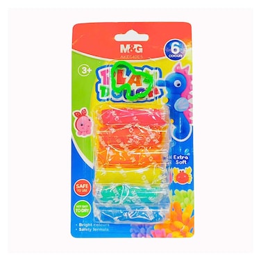 M&amp;G Play Dough Set - 6 Colors - AKE040E5