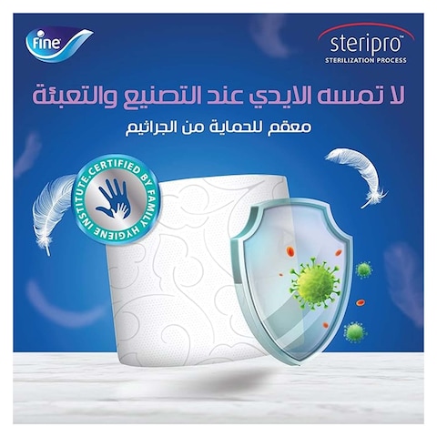 Fine Smart Compressed Toilet Paper - 8 Rolls