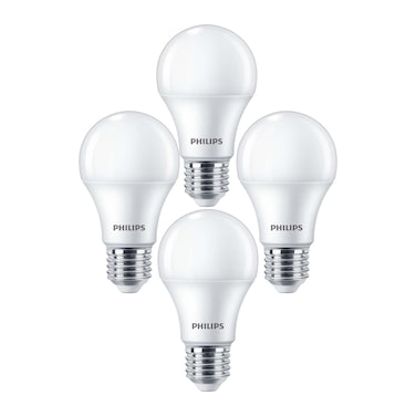 لمبة ليد فيليبس 11 واط - 3+1 هدية - ضوء نهاري بارد