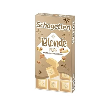 بار شوكولاتة شوغيتن بلوند البيضاء بالكراميل النقى - 100 جرام