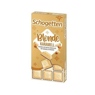 بار شوكولاتة شوغيتن بلوند البيضاء بالكراميل - 100 جرام