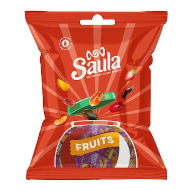 حلوى الفواكه سولا - 100 قطعة