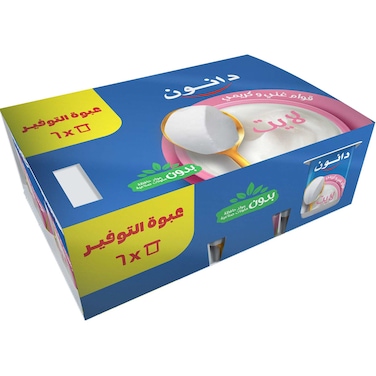 زبادي لايت دانون - 85 جرام - 6 علب