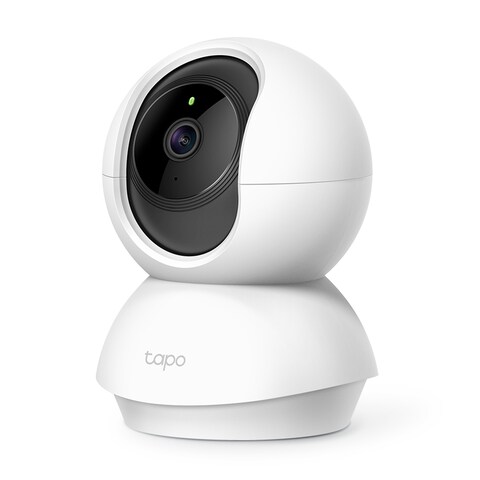 TP-Link Tabo Home Security Camera Wi-Fi Pan/Tilt 1080 Pixels - White - TC70