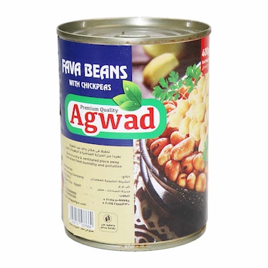 فول اجواد المدمس مع الحمص - 400 جرام