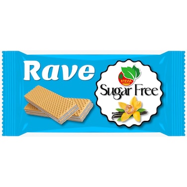 Rave Wafer Filled with Vanilla Cream Sugar Free