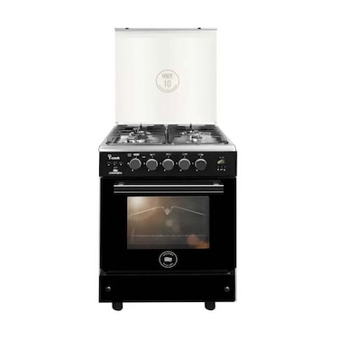 Unionaire i-Cook Gas Cooker 4 Burners 60 Cm Digital - Stainless Steel - C66SSGC447IFDSC2W