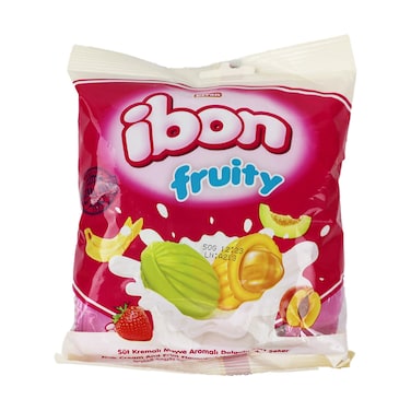 حلوى ايبون المحشوة بكريمة الحليب بطعم الفاكهة - 50 جرام