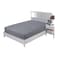 LC BED SHEET FITTED 120*200 GREY