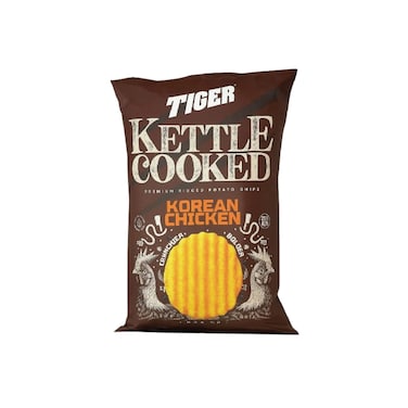 Tiger Kettle Cooked Chips with Sour Korean Chicken
