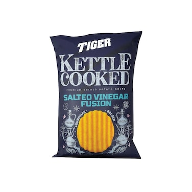 رقائق البطاطس المطبوخة تايجر بطعم الخل والملح