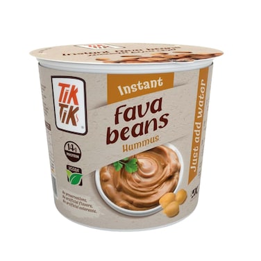 فول مدمس تيك تيك بالحمص سريع التحضير - 80 جم