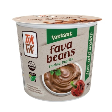 فول مدمس تيك تيك بالبابريكا المدخنة سريع التحضير - 80 جم