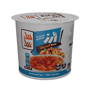 تيك تيك ارز سريع التحضير بطعم الجمبرى - 90 جم