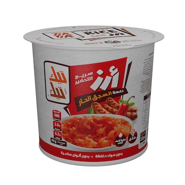 تيك تيك ارز سريع التحضير بطعم الباربيكيو - 90 جم