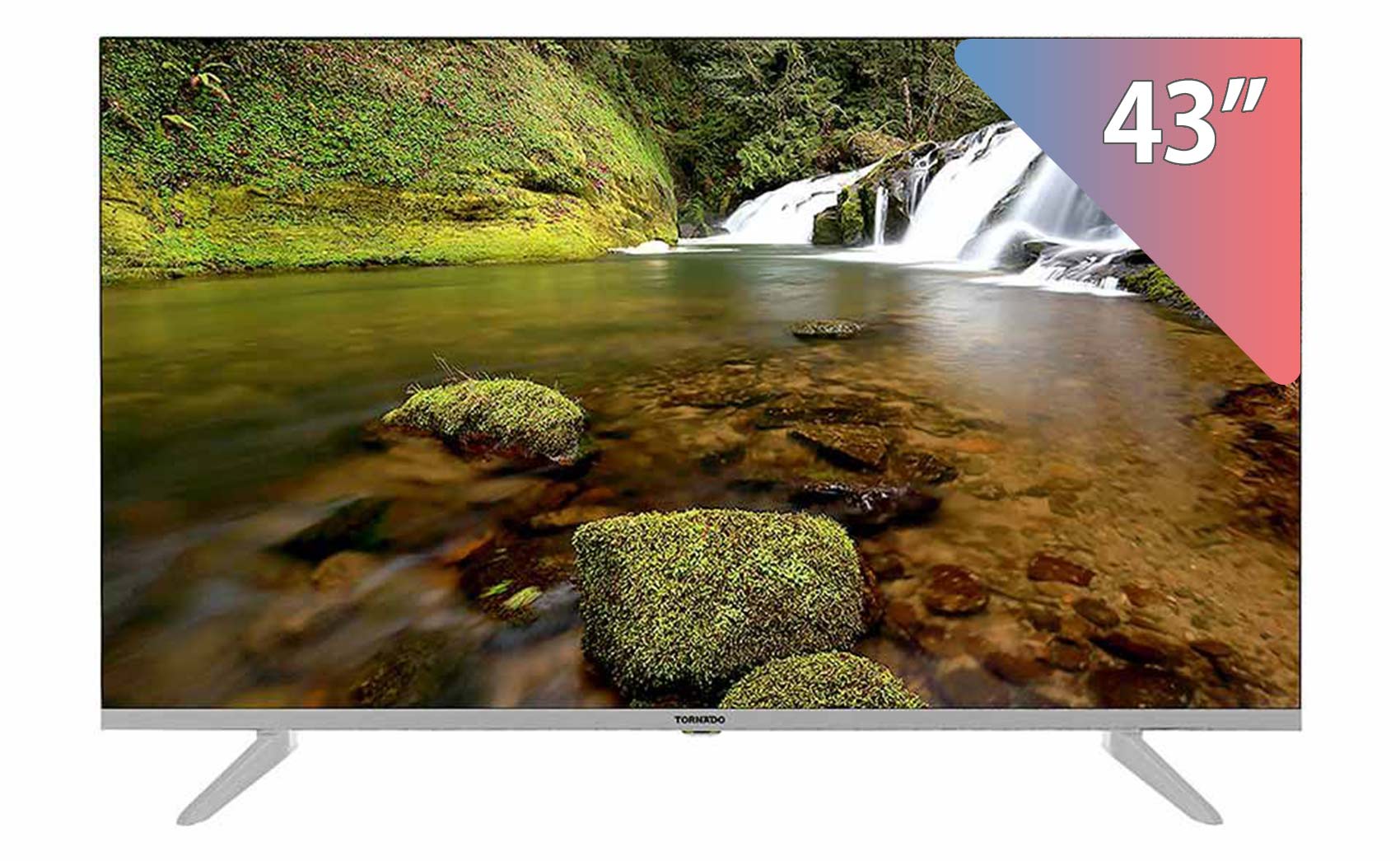 Buy Tornado 43-inch 4K UHD Frameless Smart TV with Built-In Receiver ...