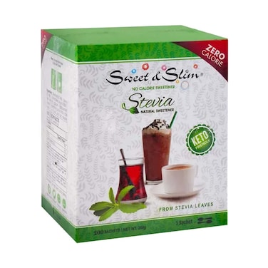 سكر ستيفيا سويت آند سليم - 200 كيس