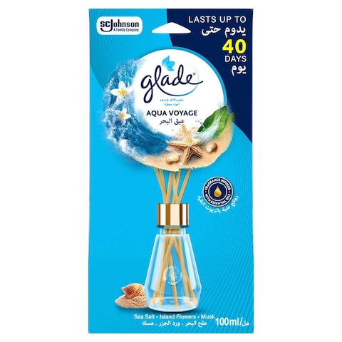 Glade Reed Diffuser With Aqua Voyage Scent - 100ml