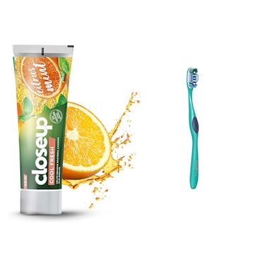 Closeup White Fresh Toothpaste Citrus Mint - 75ml + Toothbrush
