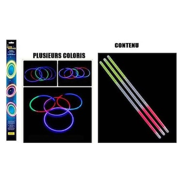 A Glow Single Three Color Necklace