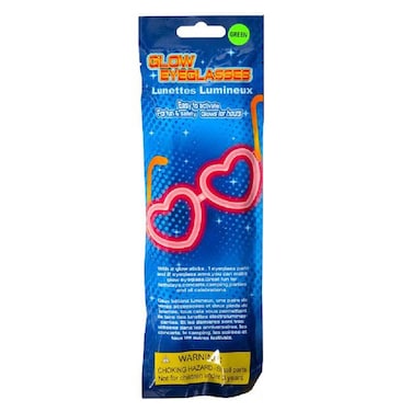نظارات مضيئة على شكل قلب للأطفال - ألوان متنوعة