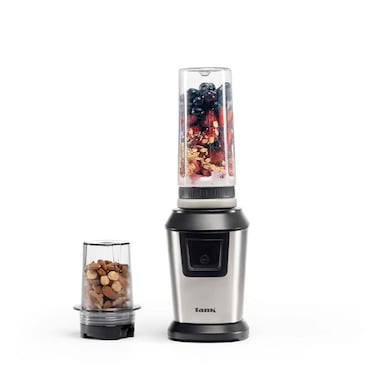 خلاط شخصي تانك سوبر 600 مل 800 وات مع مطحنة 400 مل - اسود فضي - OK 1079