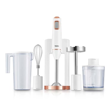 هاند بلندر تانك متعدد الوظائف 600 وات - ابيض روز جولد - CM-6003-1