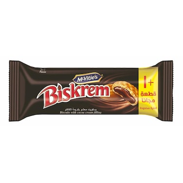 Biskrem Cocoa Cream Biscuit - 30gm -4 Pieces