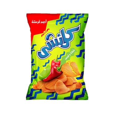 رقائق بطاطس كرانشي بالشطة والليمون - 99 جرام