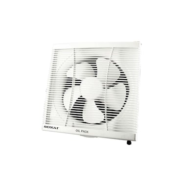 شفاط حائط سوناي 25 سم 30 وات ثنائي الاتجاه - ابيض - MAR-25G2