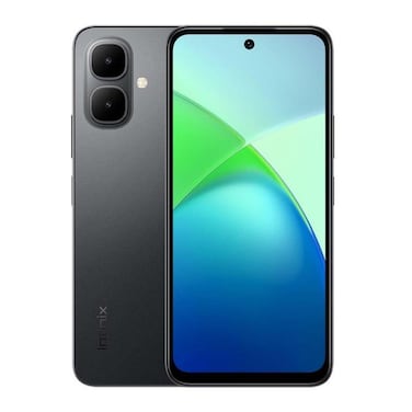 موبايل انفنكس سمارت 10 - شاشة 6.67 بوصة 64 جيجابايت/3 جيجابايت ثنائي الشريحة بشبكة الجيل الرابع - أسود