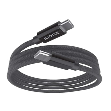 كابل شحن أيكونز مجناتيك من تايب سى إلى تايب سى 65  - PD65W  وات - اسود