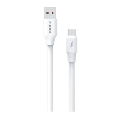 كابل شحن ايكونز من USB إلى تايب سي 3 أمبير - أبيض