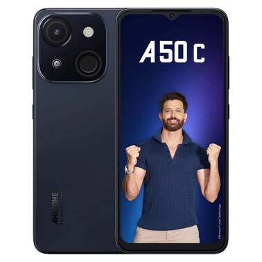 Itel A50C - 6.56-inch 64GB/2GB Dual SIM 4G Smartphone - Sapphire Black