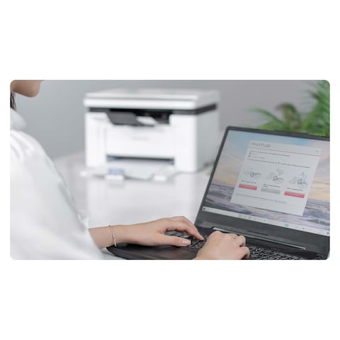 Pantum Mono Laser Multifunction Printer - White - BM2300NW