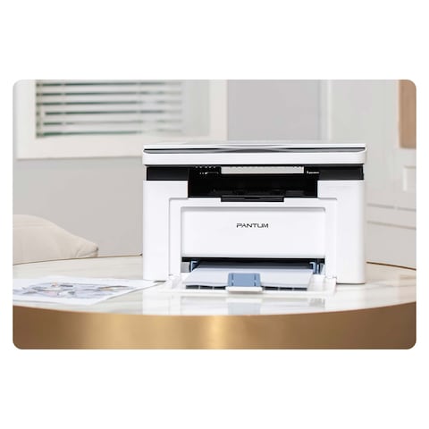 Pantum Mono Laser Multifunction Printer - White - BM2300NW