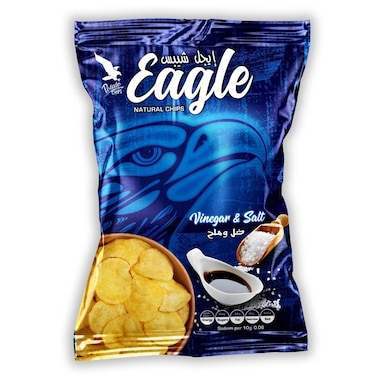 رقائق بطاطس إيجل بالخل والملح - 150-160 جرام