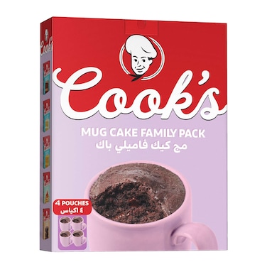 Cooks Mug Cake - 4 Pouches