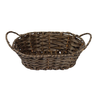 H.M Oval Wicker Basket - Large