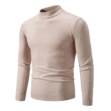 LC MEN PULLOVER AGINA HALF BEIGE