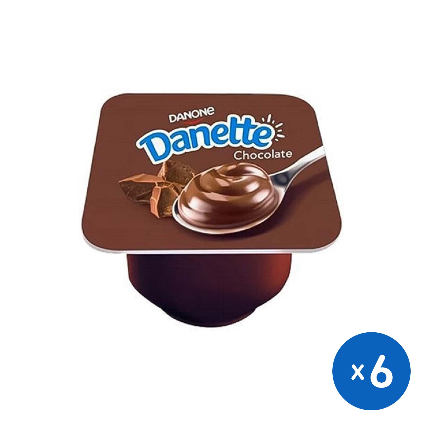 Buy Danette Chocolate Pudding - 85 gram - 6 Pieces Online | Carrefour Egypt