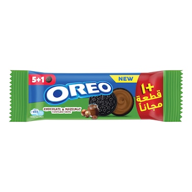 Oreo Chocolate and Hazelnut Biscuits - 6 Biscuits - 48 gram
