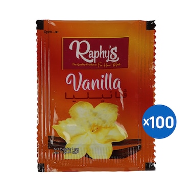 Raphy's Vanilla - 1gm - 100 Sachet