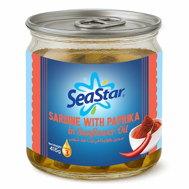 Seastar Sardine Paprika - 415gm